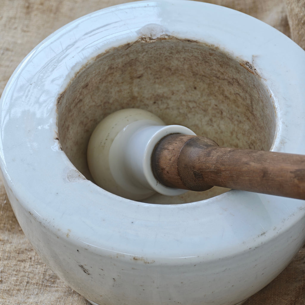 Porcelain Mortar + Pestle