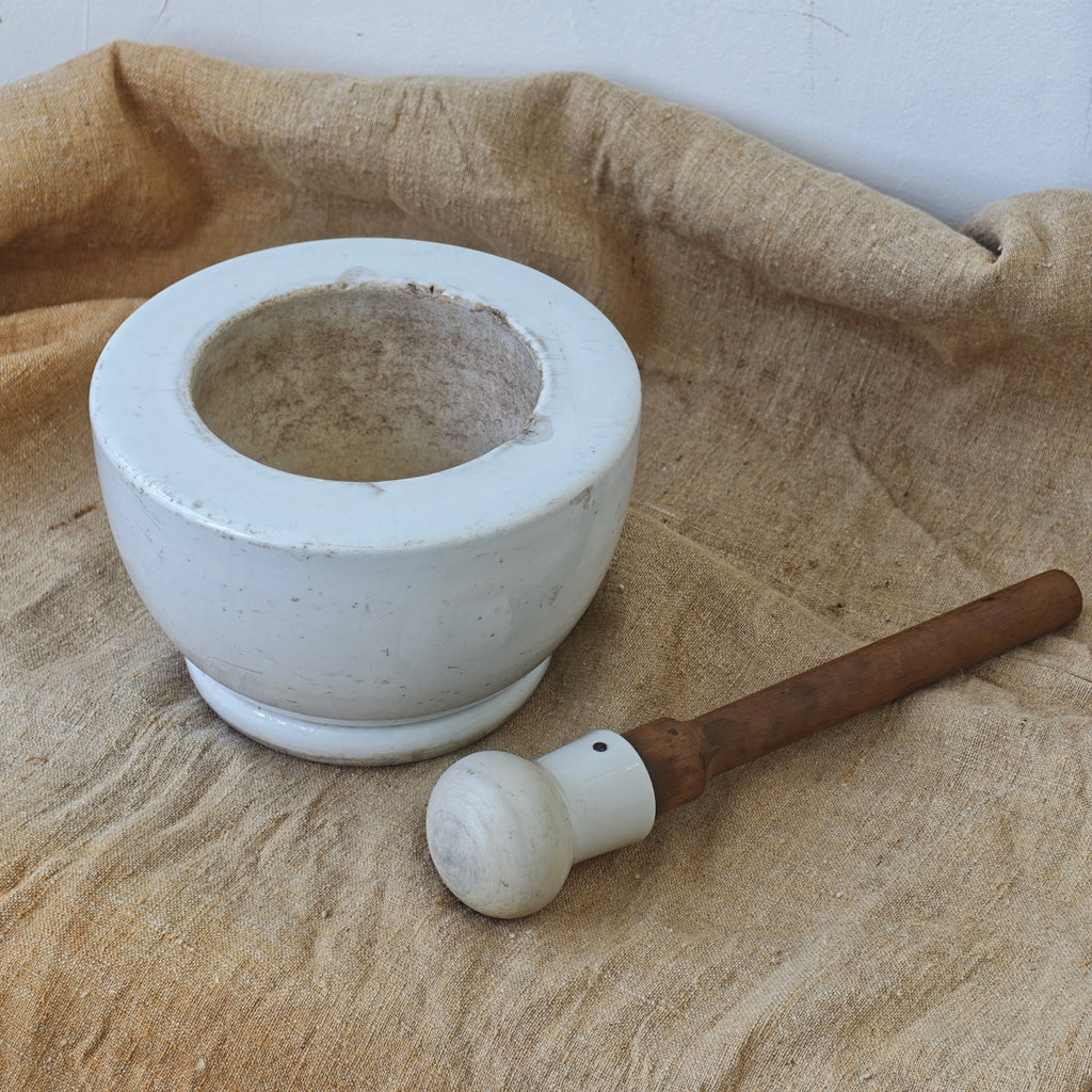 Porcelain Mortar + Pestle