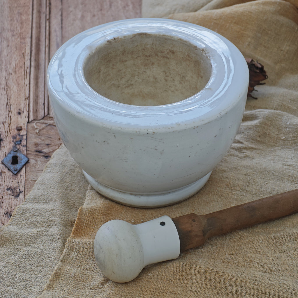 Porcelain Mortar + Pestle