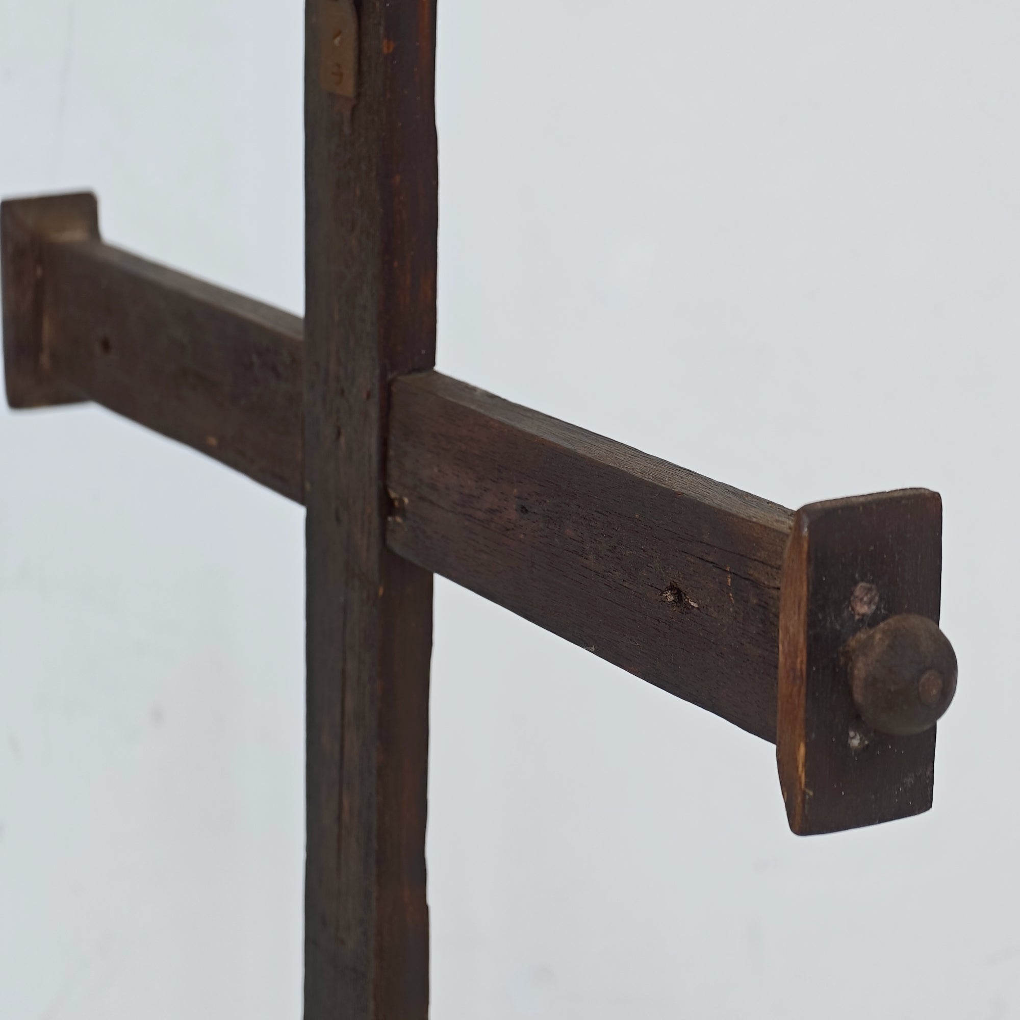 Antique Wall Cross with Shelf
