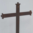 Antique Wall Cross with Shelf