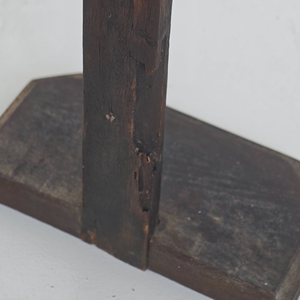 Antique Wall Cross with Shelf