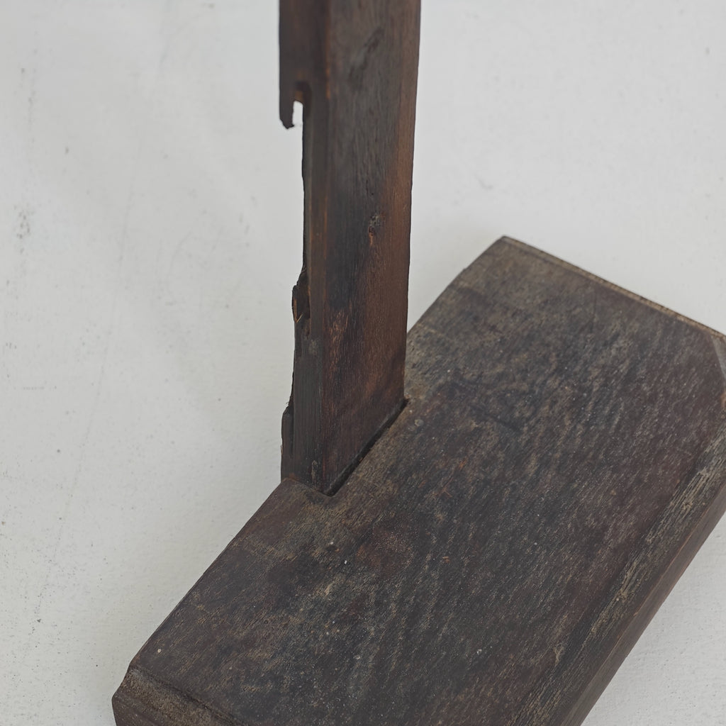 Antique Wall Cross with Shelf