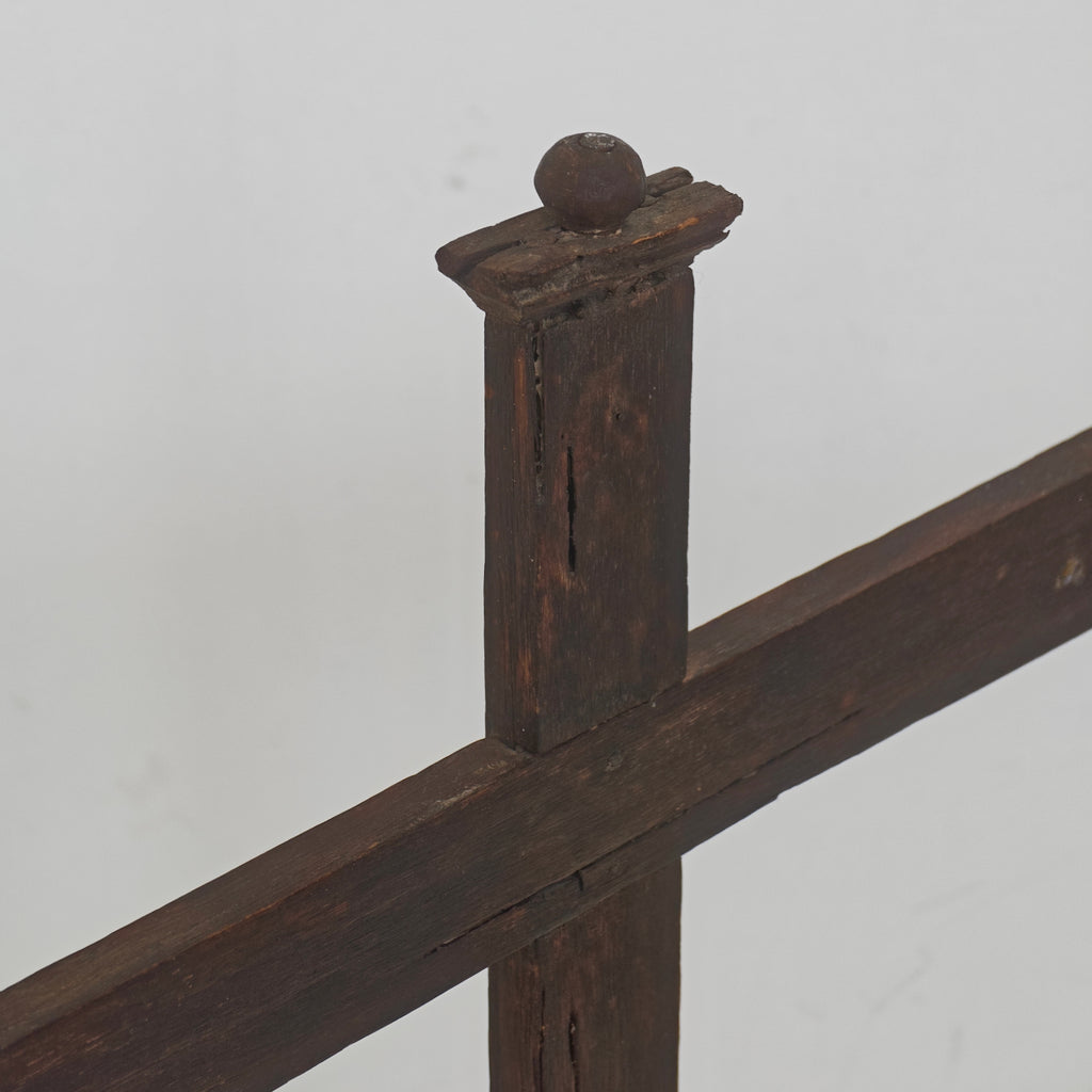 Antique Wall Cross with Shelf