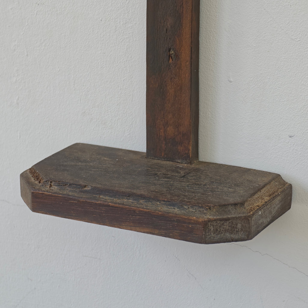 Antique Wall Cross with Shelf