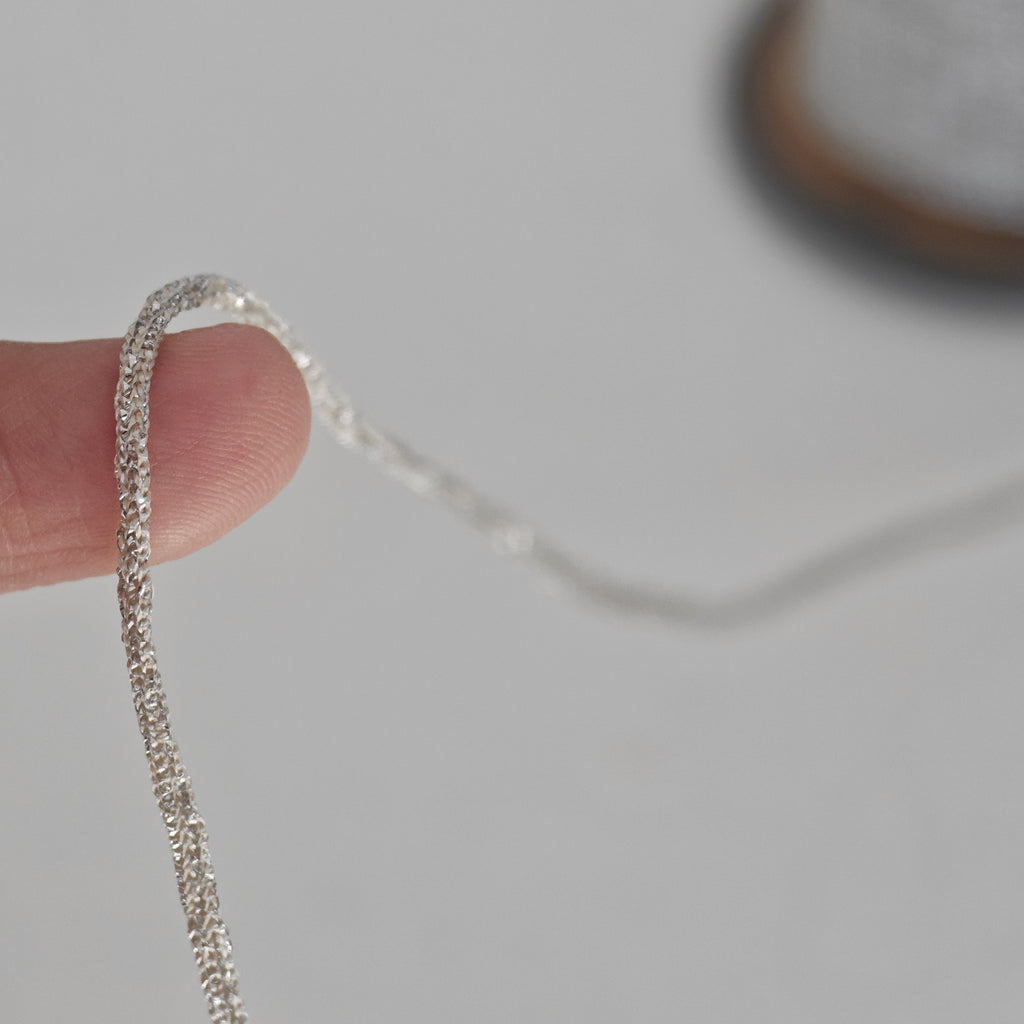 Silver Glitter Cord