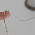 Silver Glitter Cord