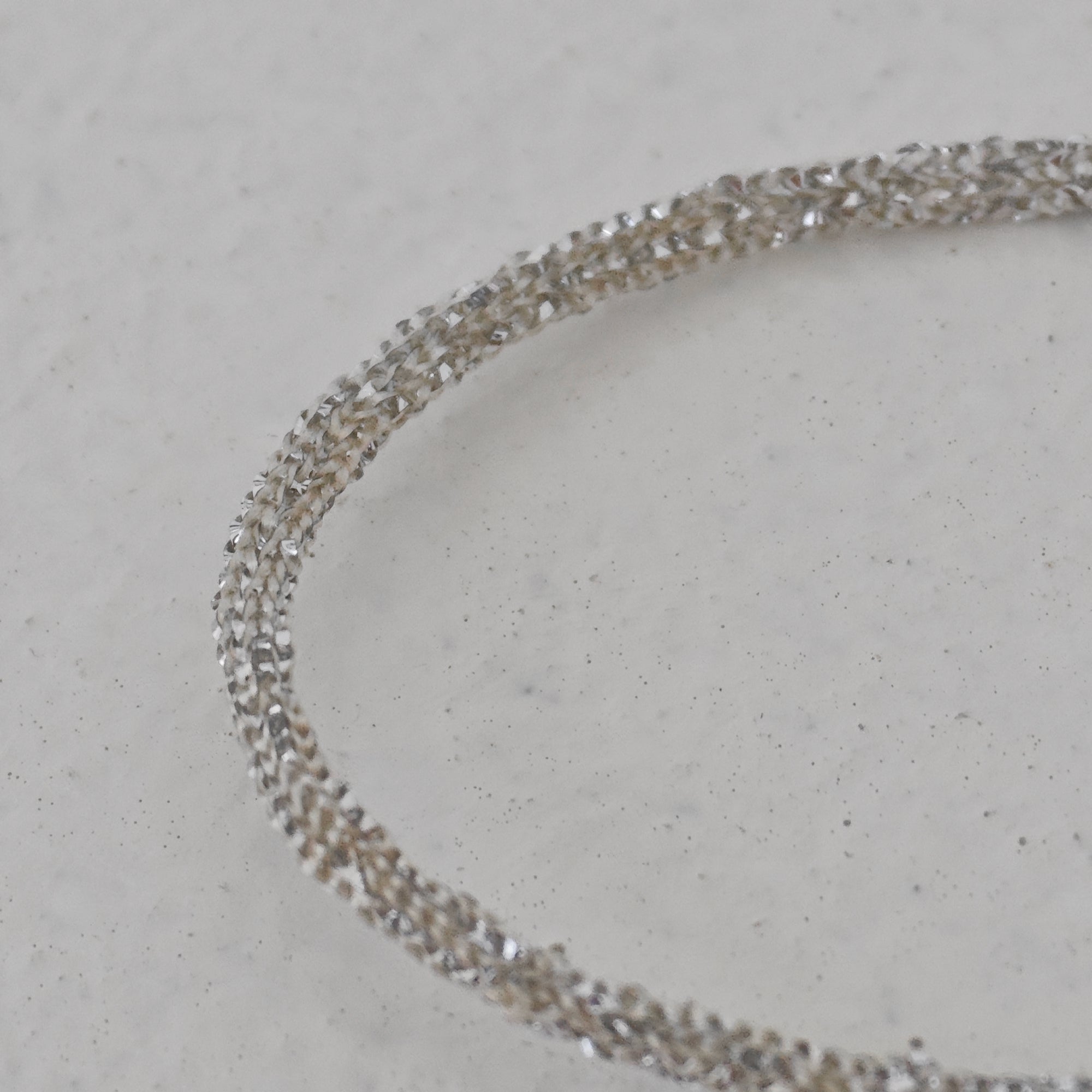 Silver Glitter Cord