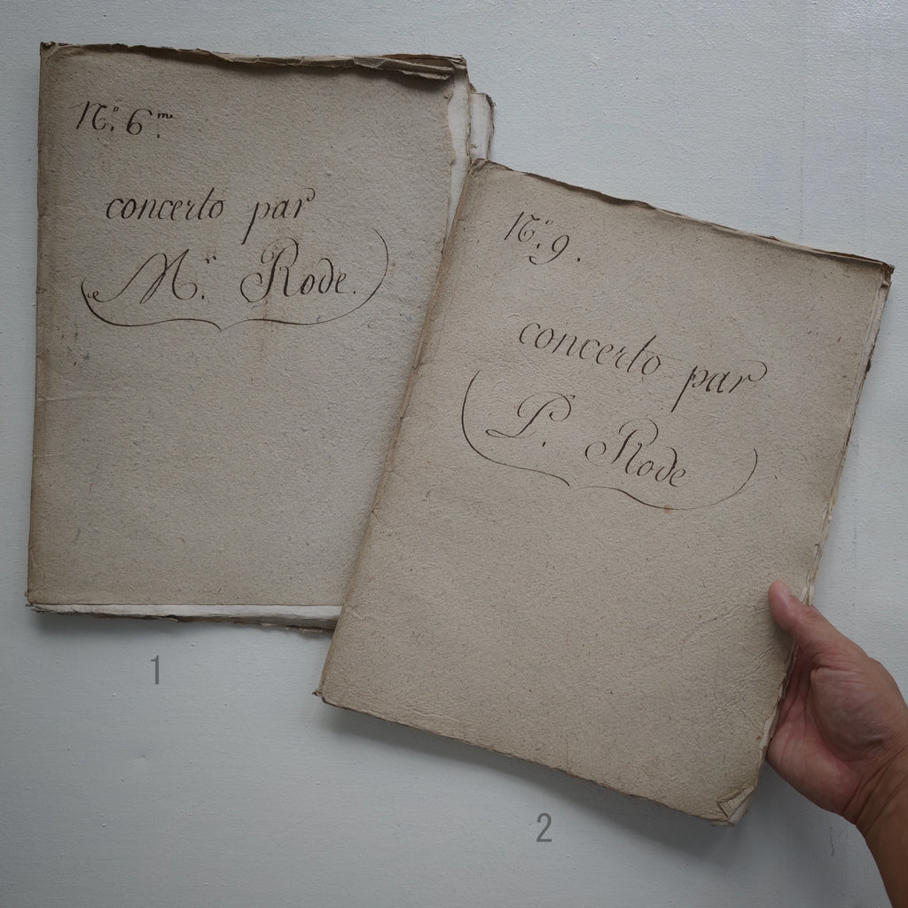 Antique Music Score