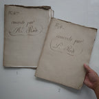 Antique Music Score