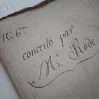 Antique Music Score