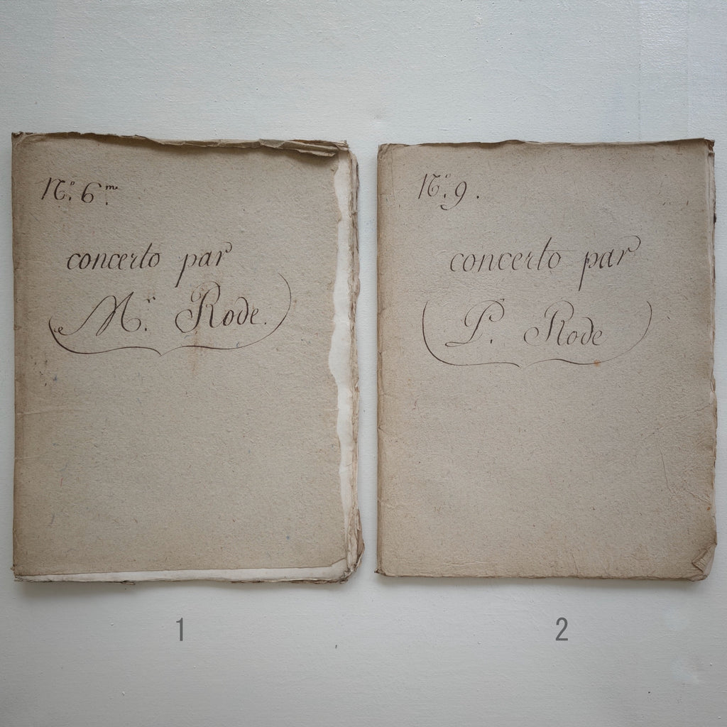 Antique Music Score
