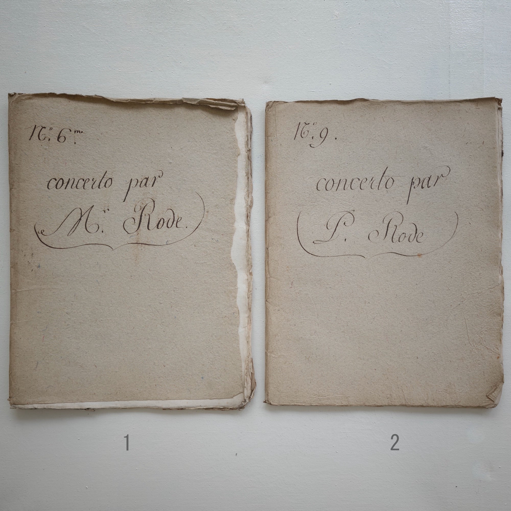 Antique Music Score