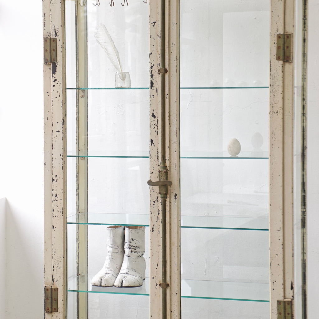 Black Medical Cabinet - Ivory Paint -