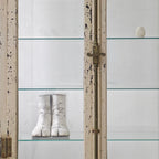 Black Medical Cabinet - Ivory Paint -