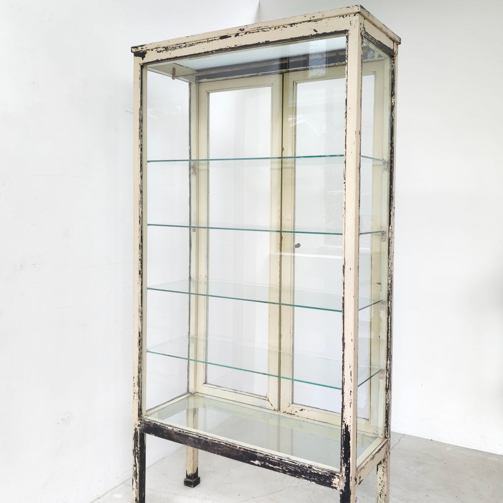 Black Medical Cabinet - Ivory Paint -