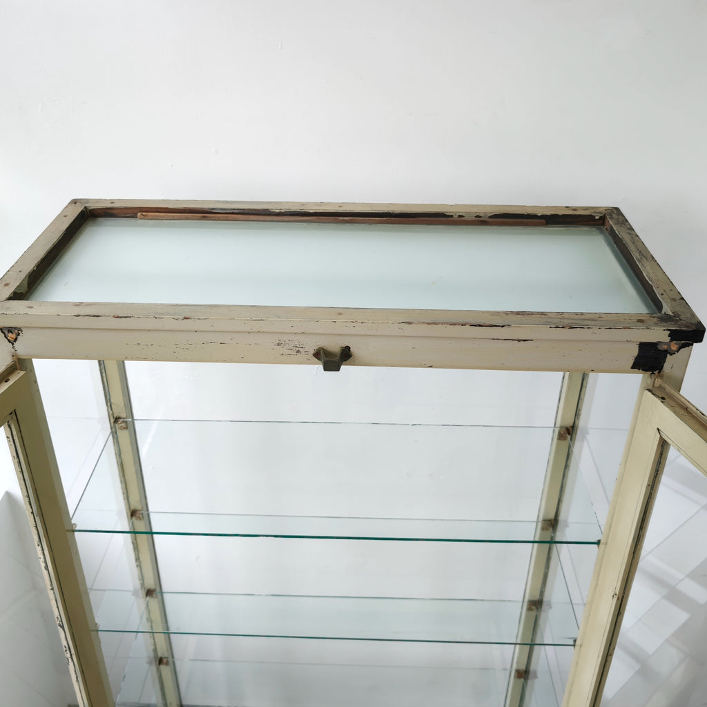 Black Medical Cabinet - Ivory Paint -