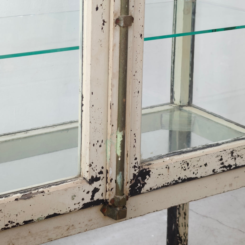 Black Medical Cabinet - Ivory Paint -