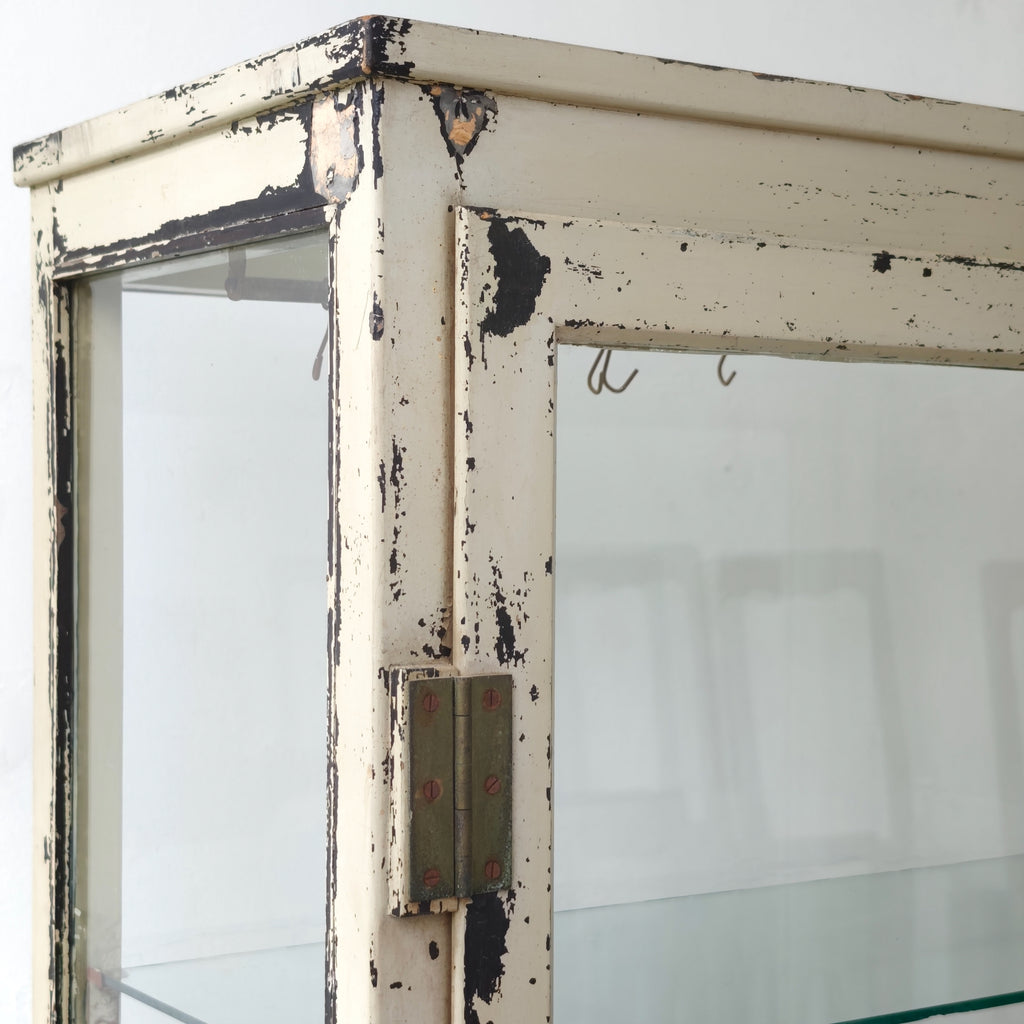 Black Medical Cabinet - Ivory Paint -