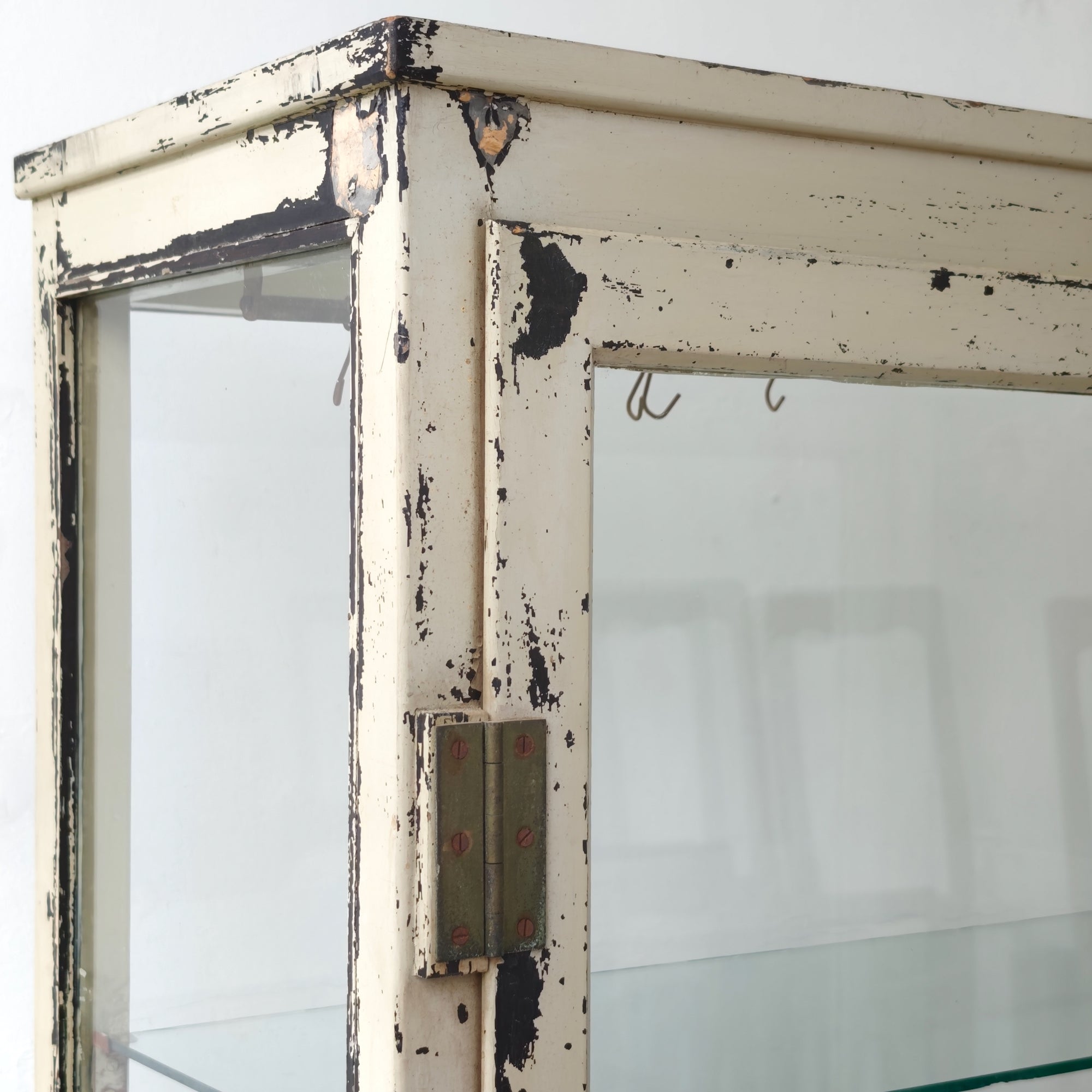 Black Medical Cabinet - Ivory Paint -