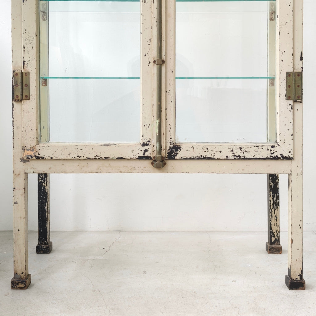 Black Medical Cabinet - Ivory Paint -