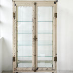 Black Medical Cabinet - Ivory Paint -