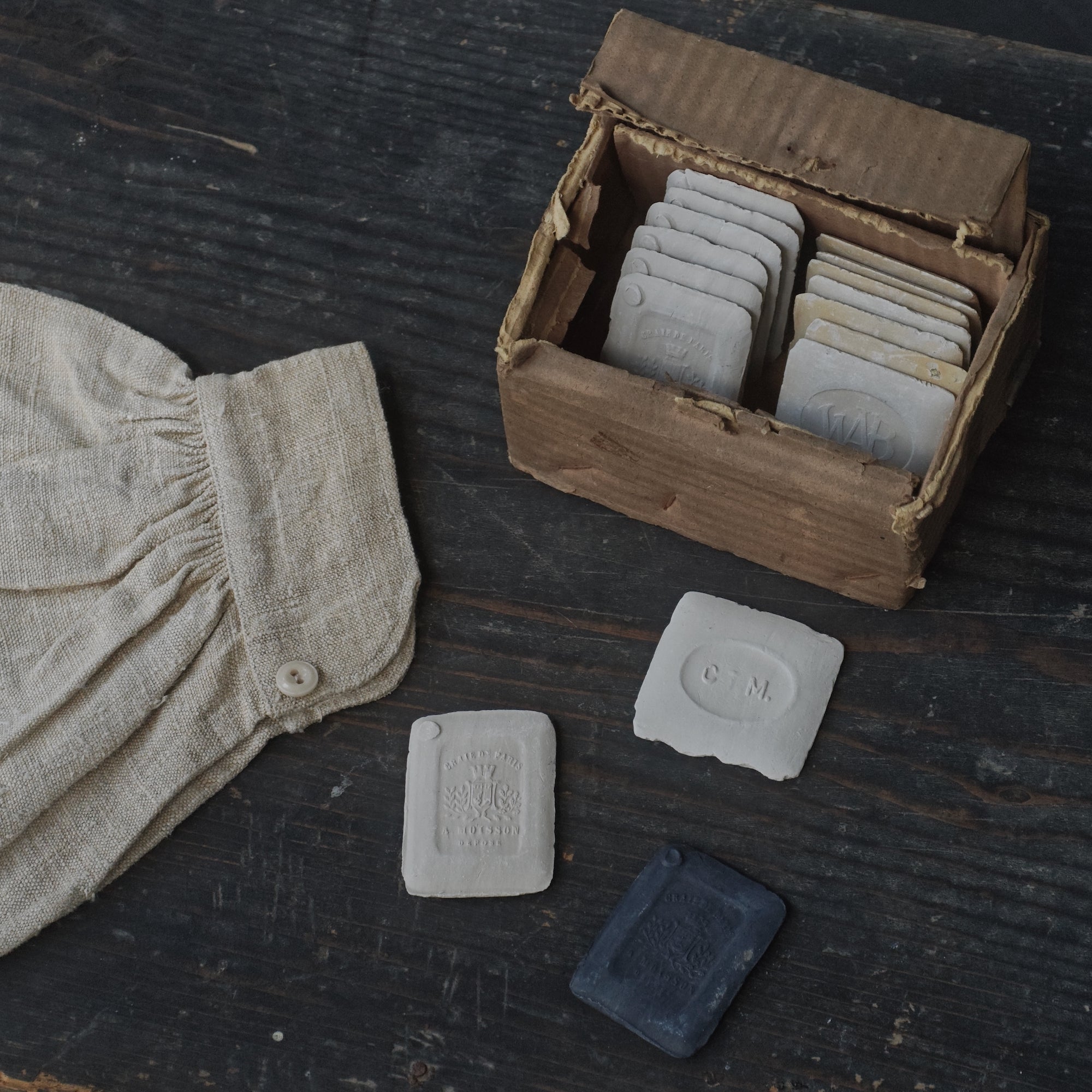 Antique Tailor's Chalks / France