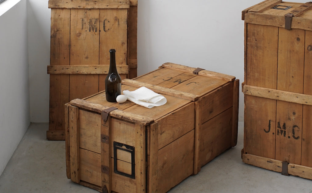 Folding Wooden Container - no.1 -