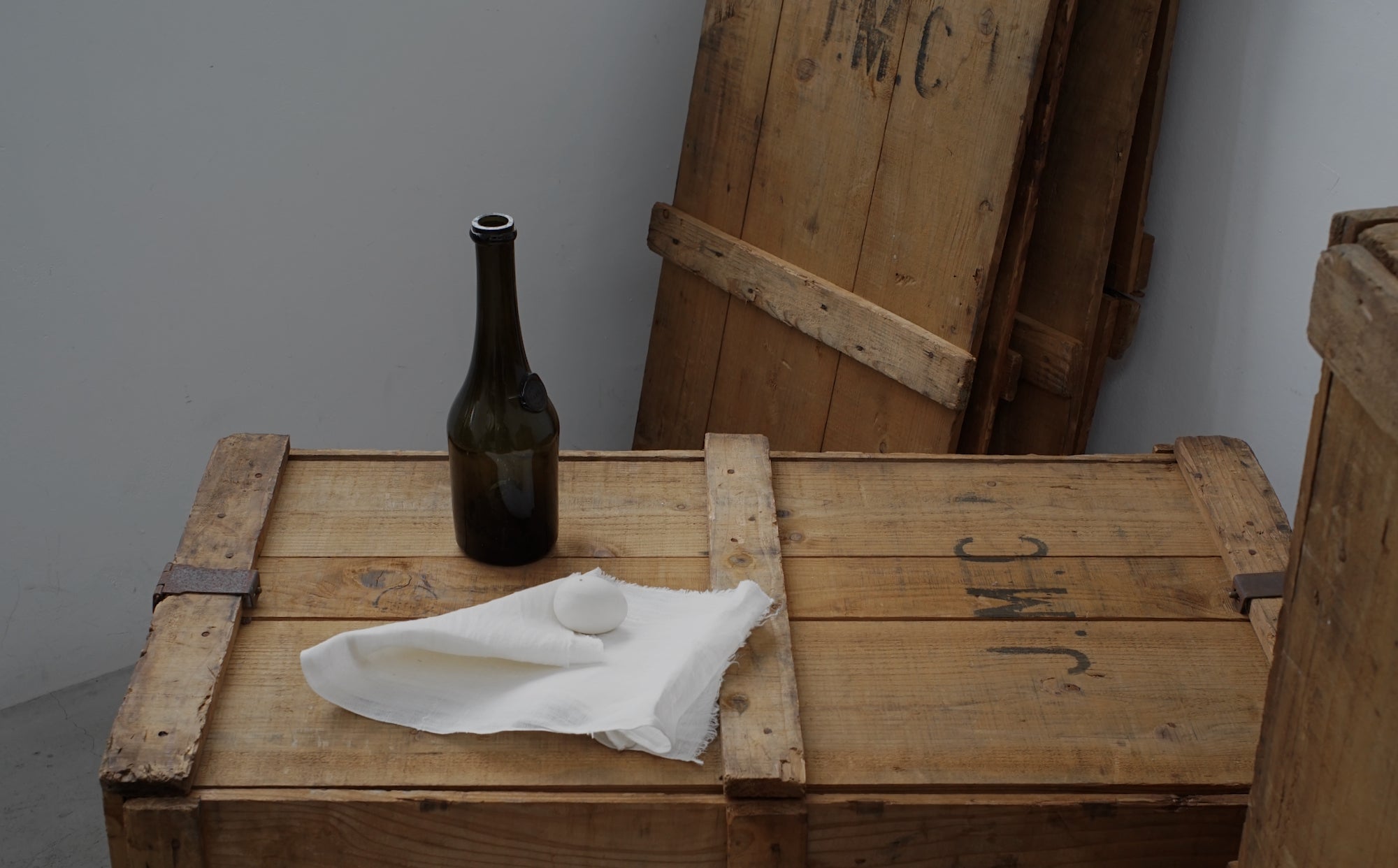 Folding Wooden Container - no.1 -