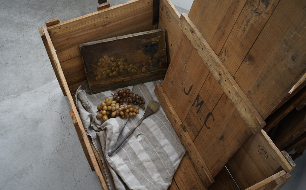 Folding Wooden Container - no.1 -