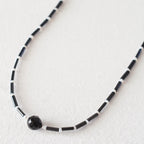 Straw Beads - French Jet Black -