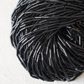 Straw Beads - French Jet Black -