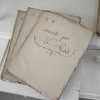 Antique Music Score