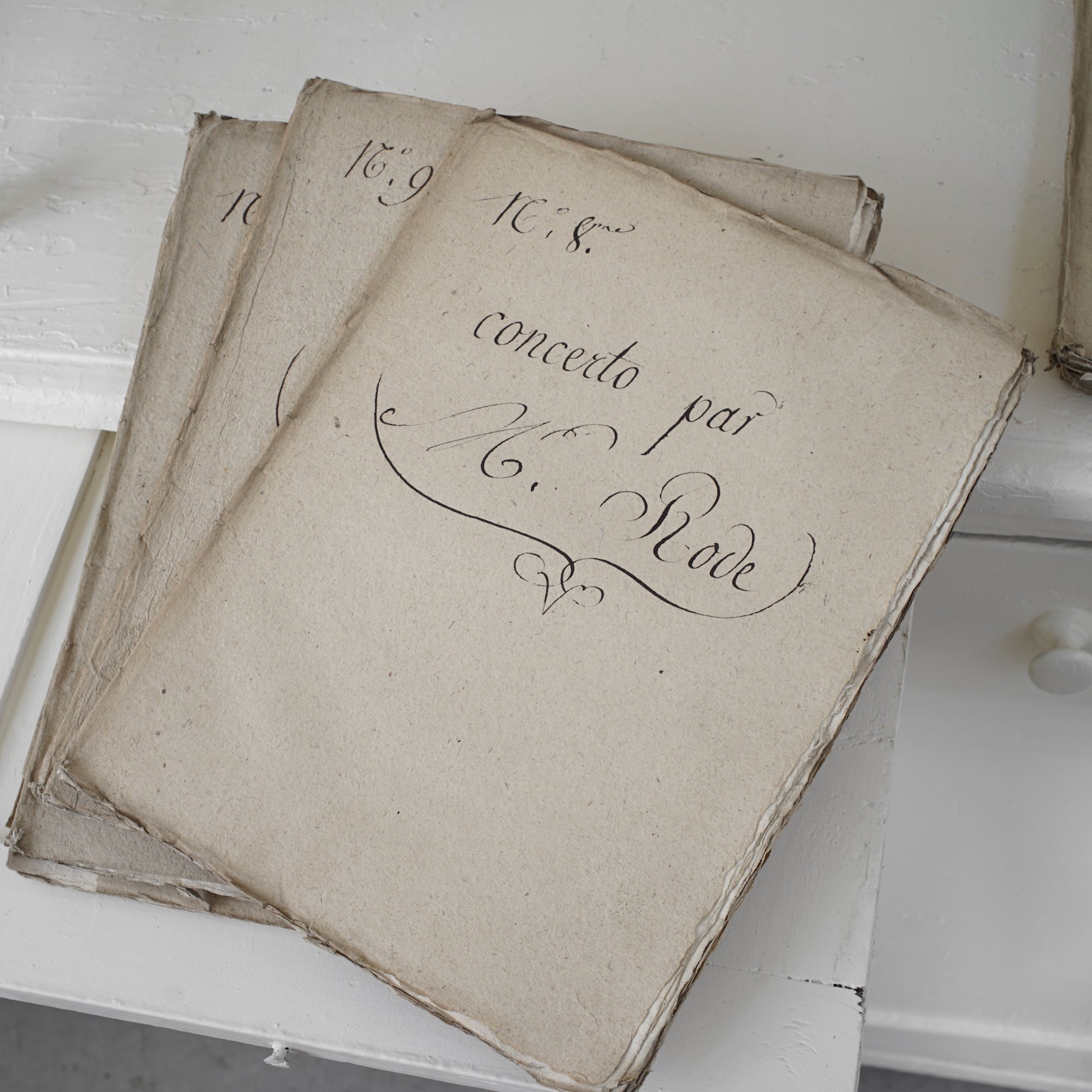 Antique Music Score