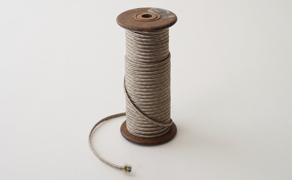 Silk Cord - Mustard x Blue gray -