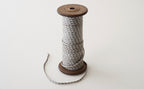 Silk Cord - Blue gray x White silver -