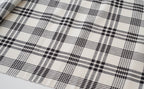 Black & Ecru Checked Cloth