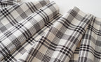 Black & Ecru Checked Cloth