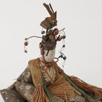 Antique Japanese Hina dolls (seated dolls)
