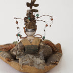 Antique Japanese Hina dolls (seated dolls)