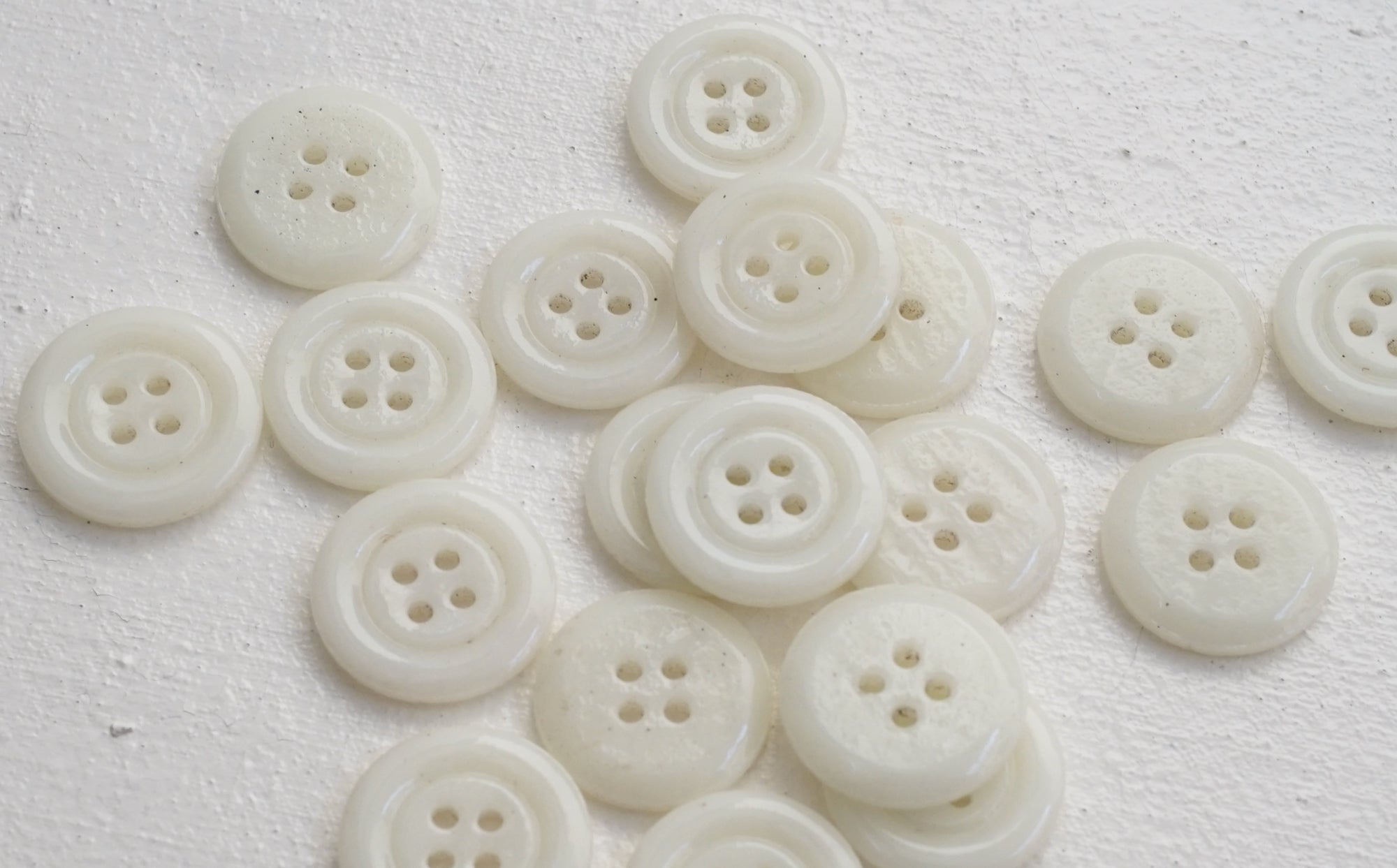 Milk Glass Button