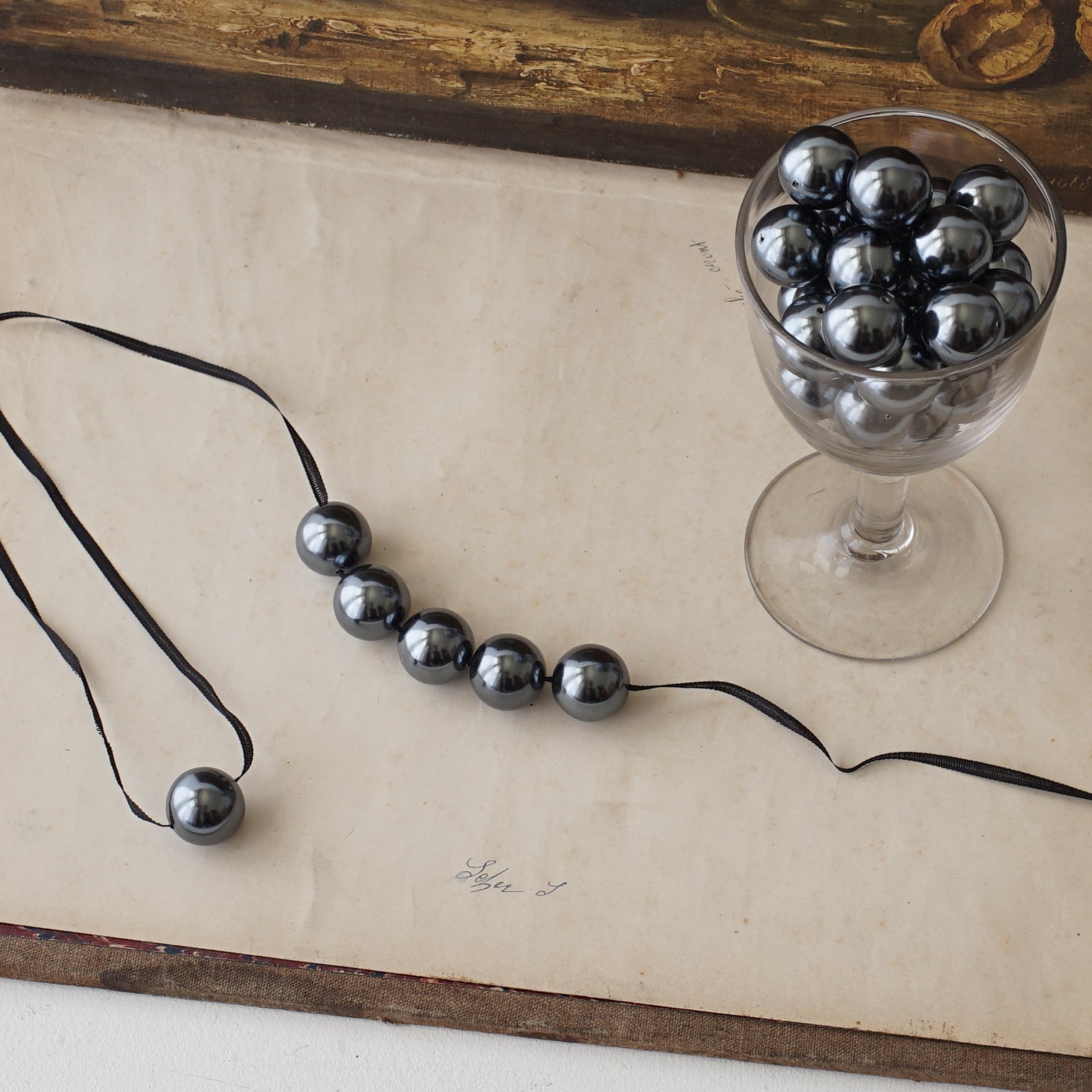 Vintage Beads - Grape -