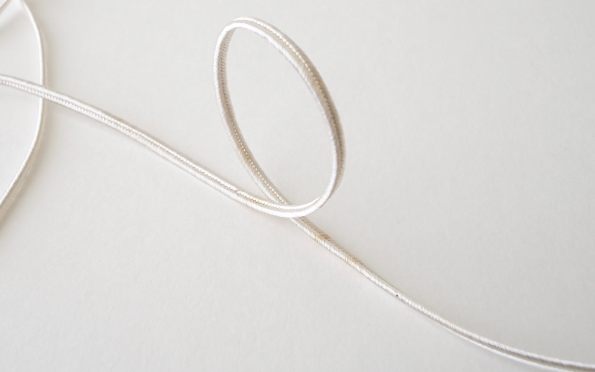 Silk Cord - White -