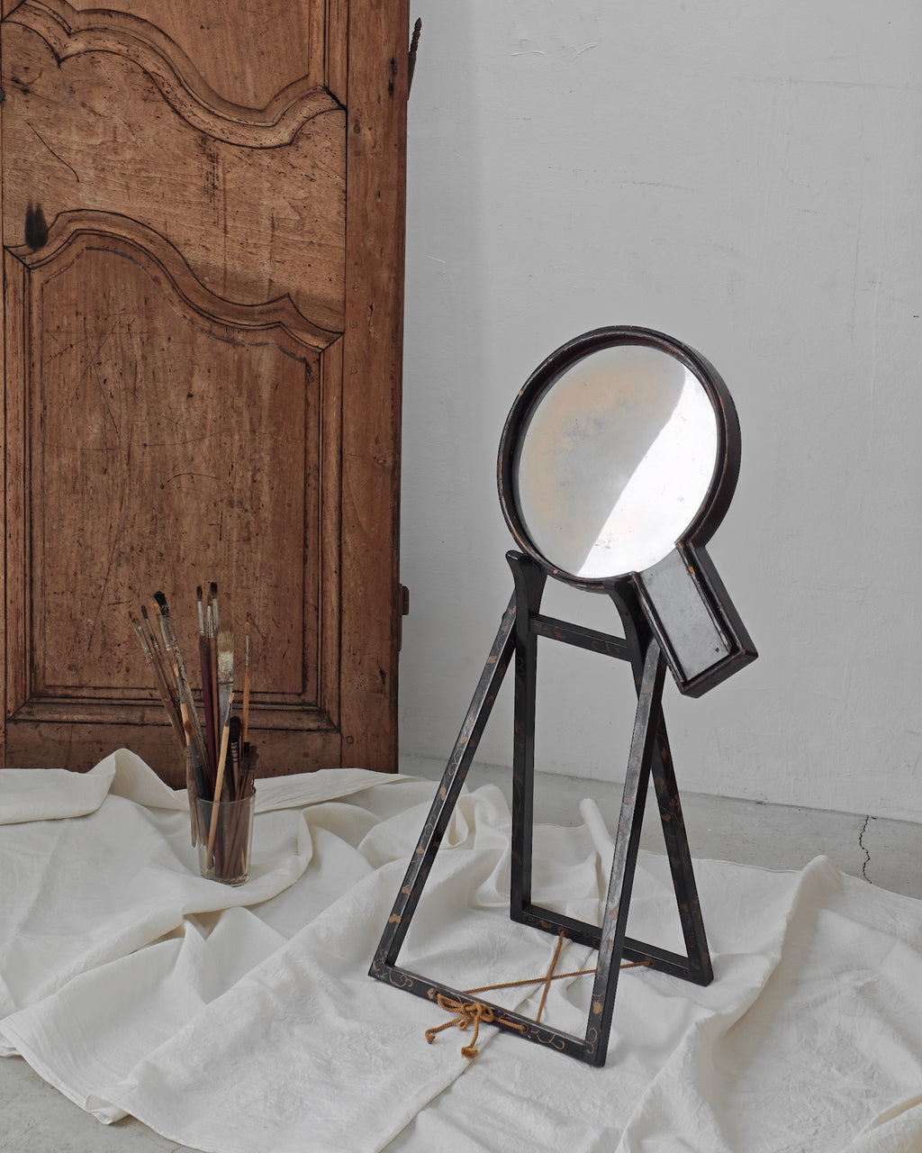 Antique Mirror with Stand