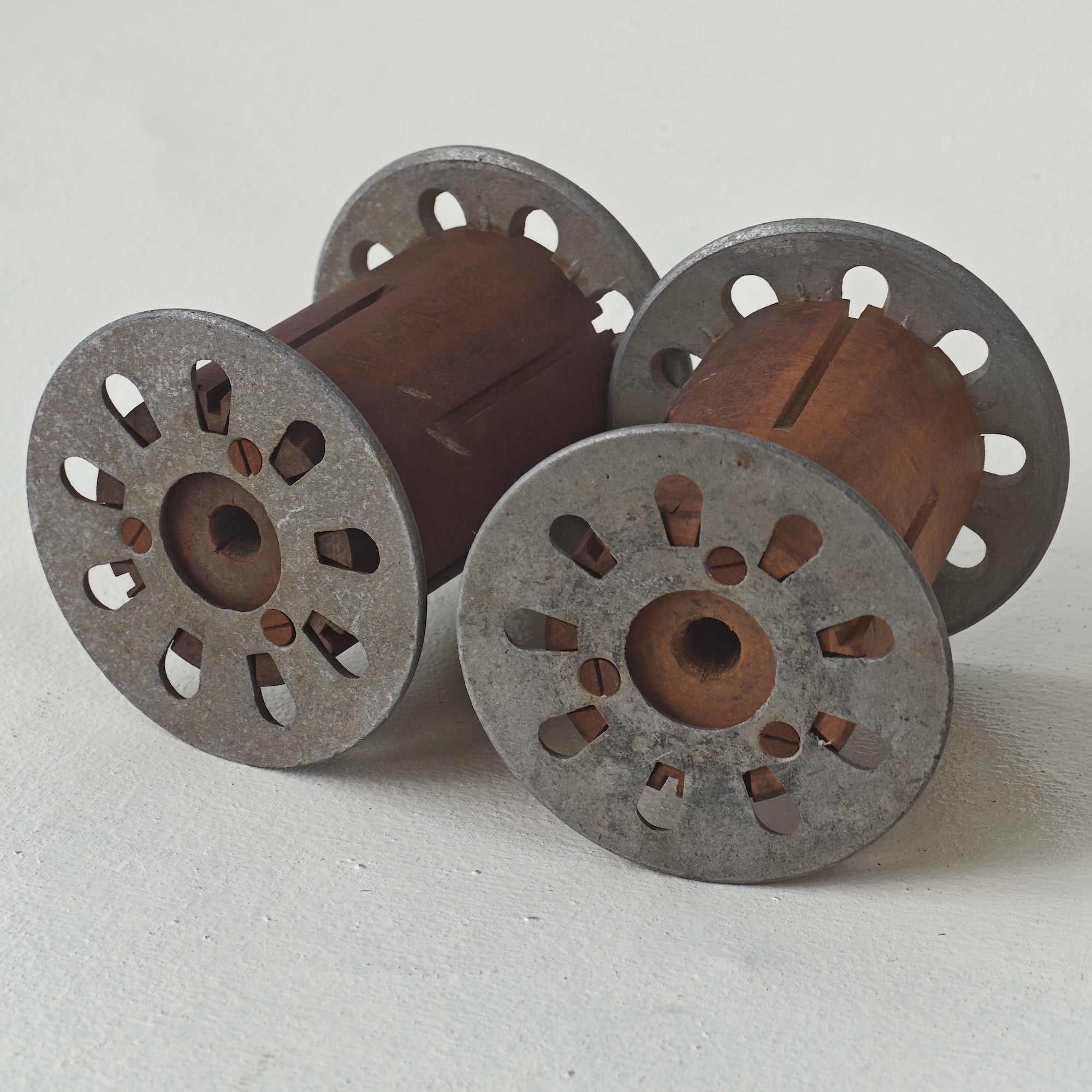 No.4 Bobbins - Aluminium x Wood - / Japan