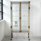 Black Medical Cabinet - Ivory Paint -