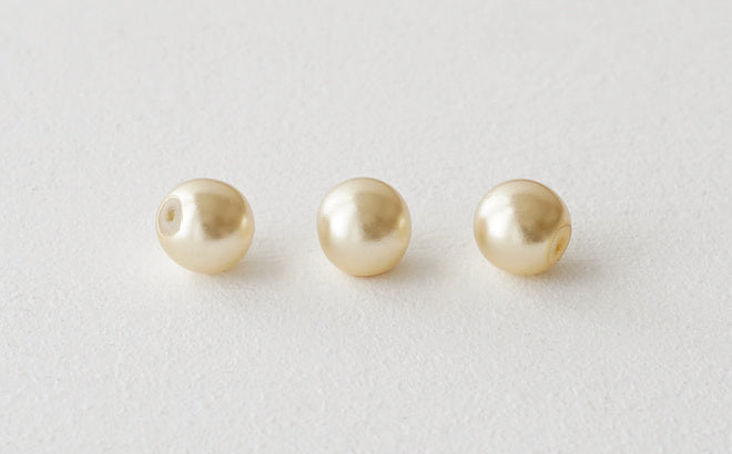 Glass Pearl - Single Hole -